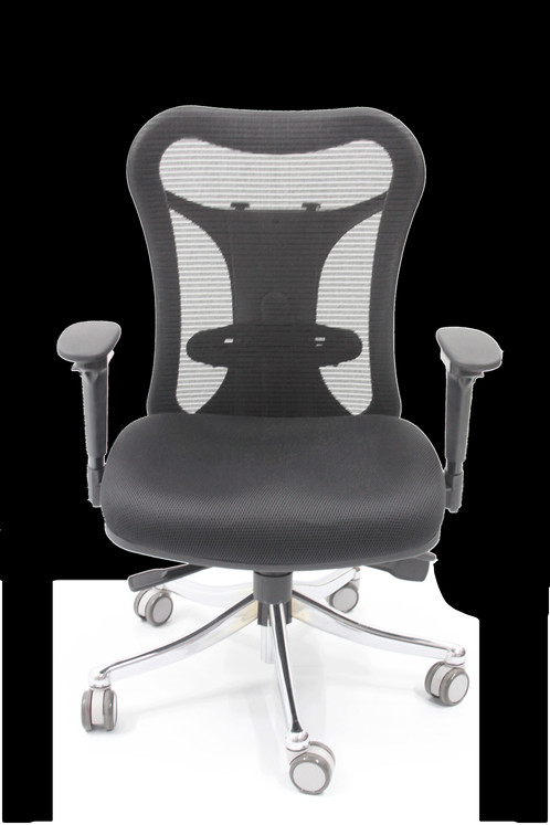 Ergonomic Revolving Chair - Office Chair (498x747), Png Download