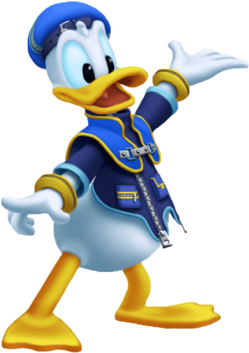 This Png File Is About White - Donald Duck Kingdom Hearts (800x800), Png Download