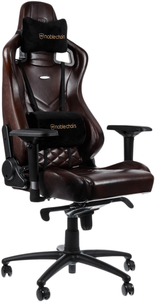 Full Size Of Pc Gaming Chair Buy Pc Chair Pc Gaming - Noblechairs Epic Real Leather (1000x1000), Png Download