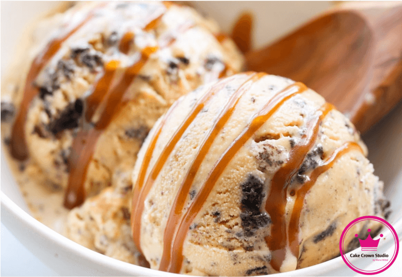 Ice-cream 1 - Caramel Cookie Crunch Ice Cream (800x800), Png Download