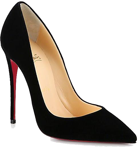 Fashion Thin French Black Shoe Heels High-heeled Clipart - Manolo Blahnik Hangisi Black (800x800), Png Download