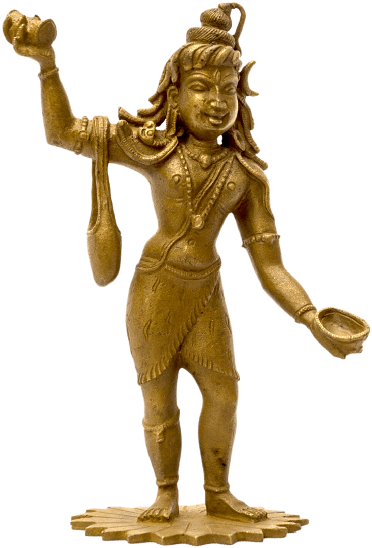 Shiva As Pichandavar -6"inches Panchaloham Idol - Pichandavar (952x1200), Png Download