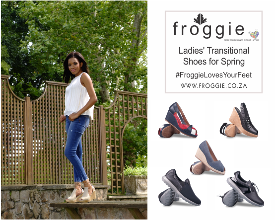 Ladies' Transitional Shoes For Spring - Froggie (553x756), Png Download