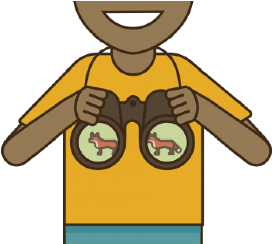 Nature Clipart Kid Png - Child Binoculars Clip Art (640x480), Png Download