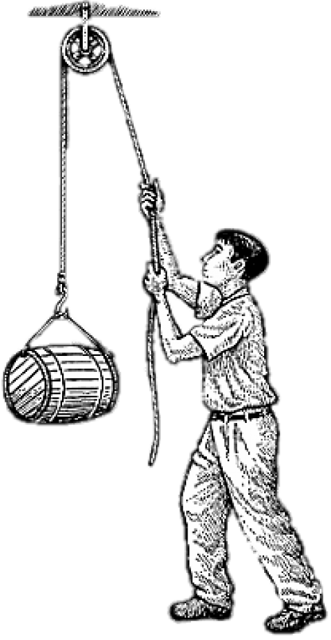 Free Png Download Man Using A Pulley Png Images Background - Man Using Pulley (480x926), Png Download