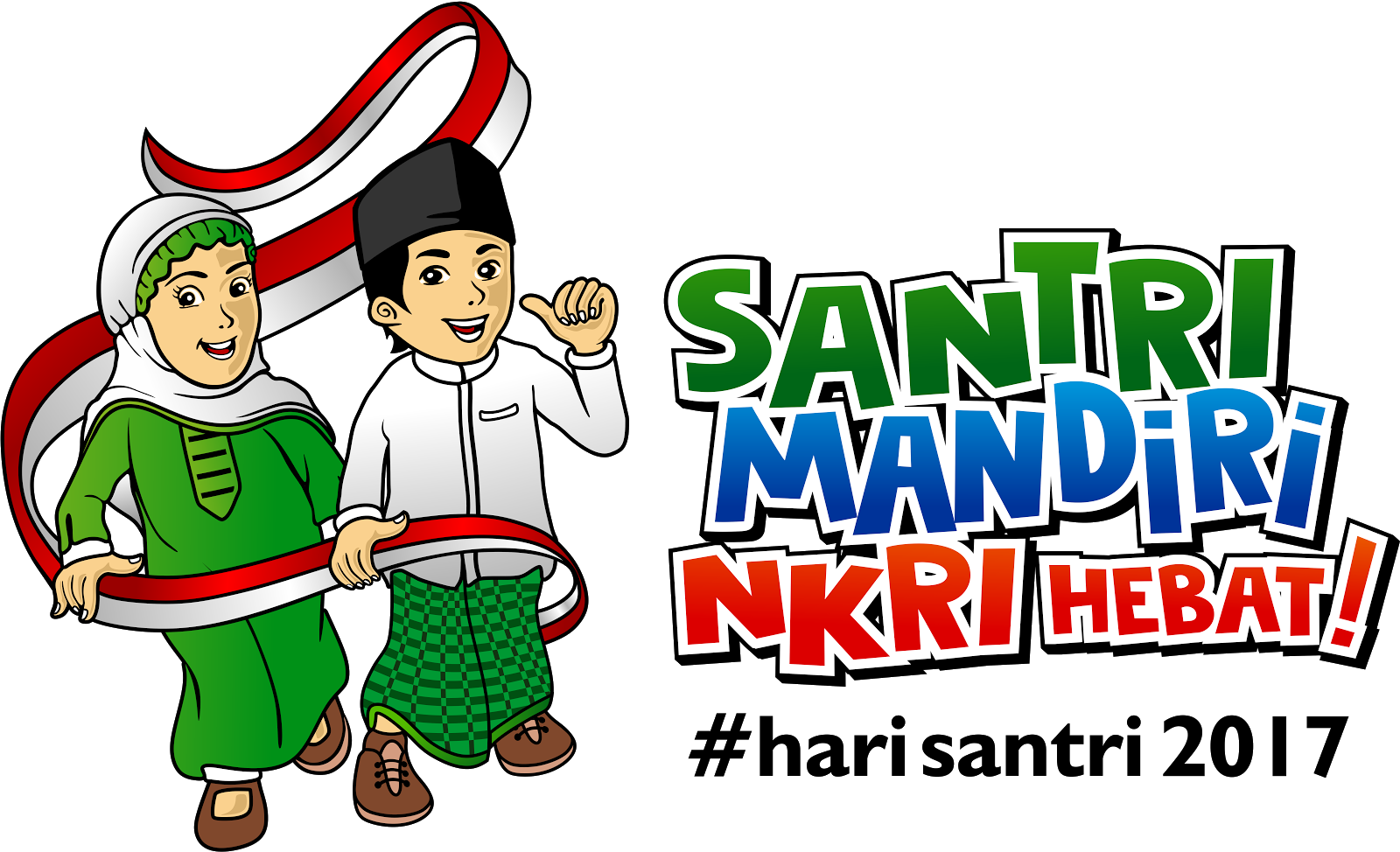 Thumb Image - Hari Santri Nasional 2018 (1600x974), Png Download