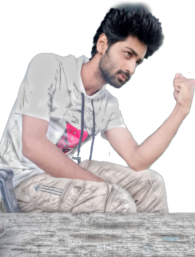 Png Boy - Sitting (640x844), Png Download