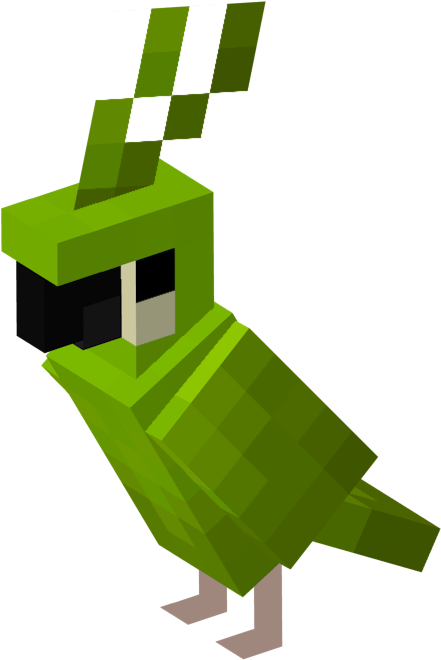 2017年4月21日 - Minecraft Red Parrot (600x1000), Png Download