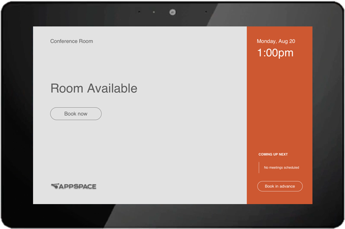 Aopen Room Tablets - Meeting Room Ui (800x530), Png Download