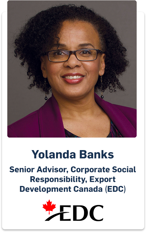 Yolanda Banks Senior Advisor, Corporate Social Responsibility, - Export Development Canada (550x850), Png Download