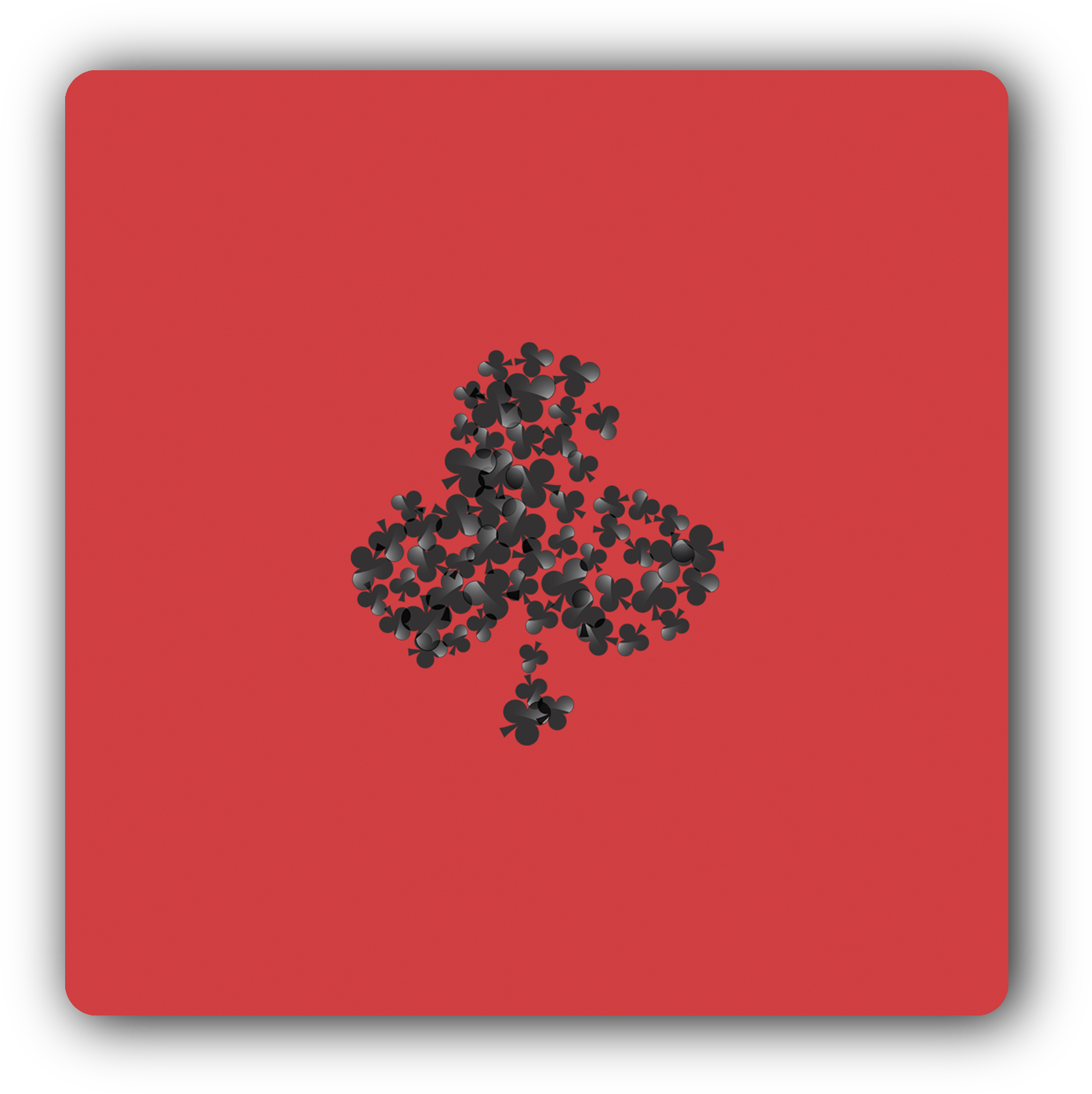 Poker Club Icons Diwali Coasters - Floral Design (1904x1944), Png Download