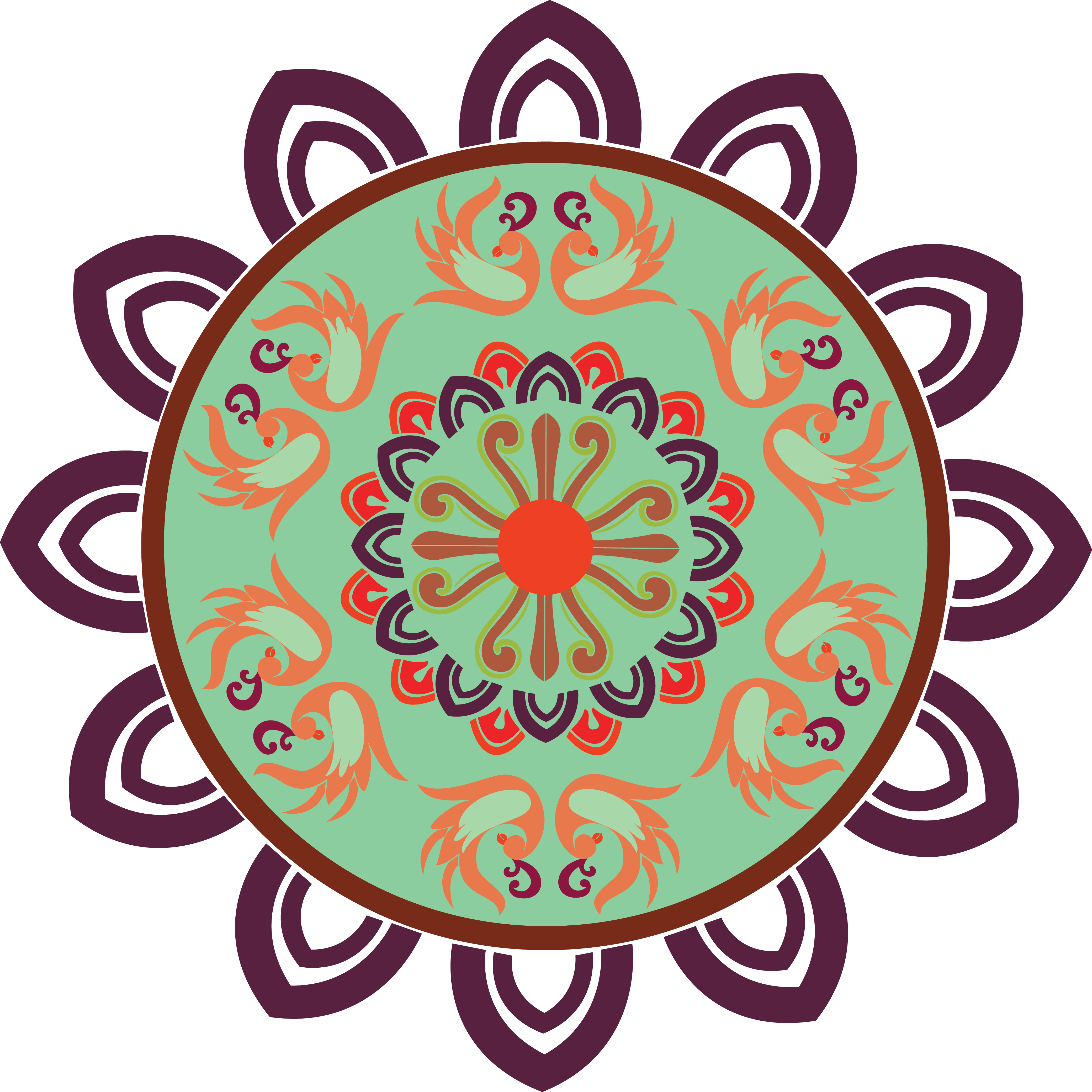 Diwali Rangoli Png Free Download (4162x4162), Png Download