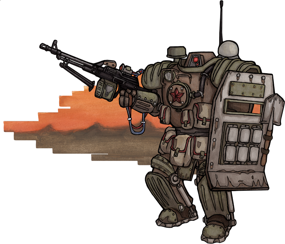 Cccp-suit - Assault Rifle (960x819), Png Download