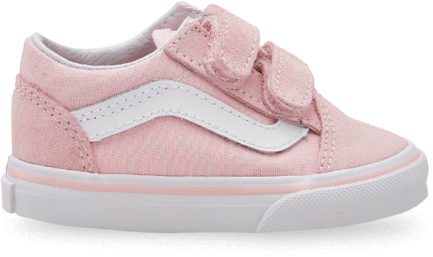 pink vans transparent