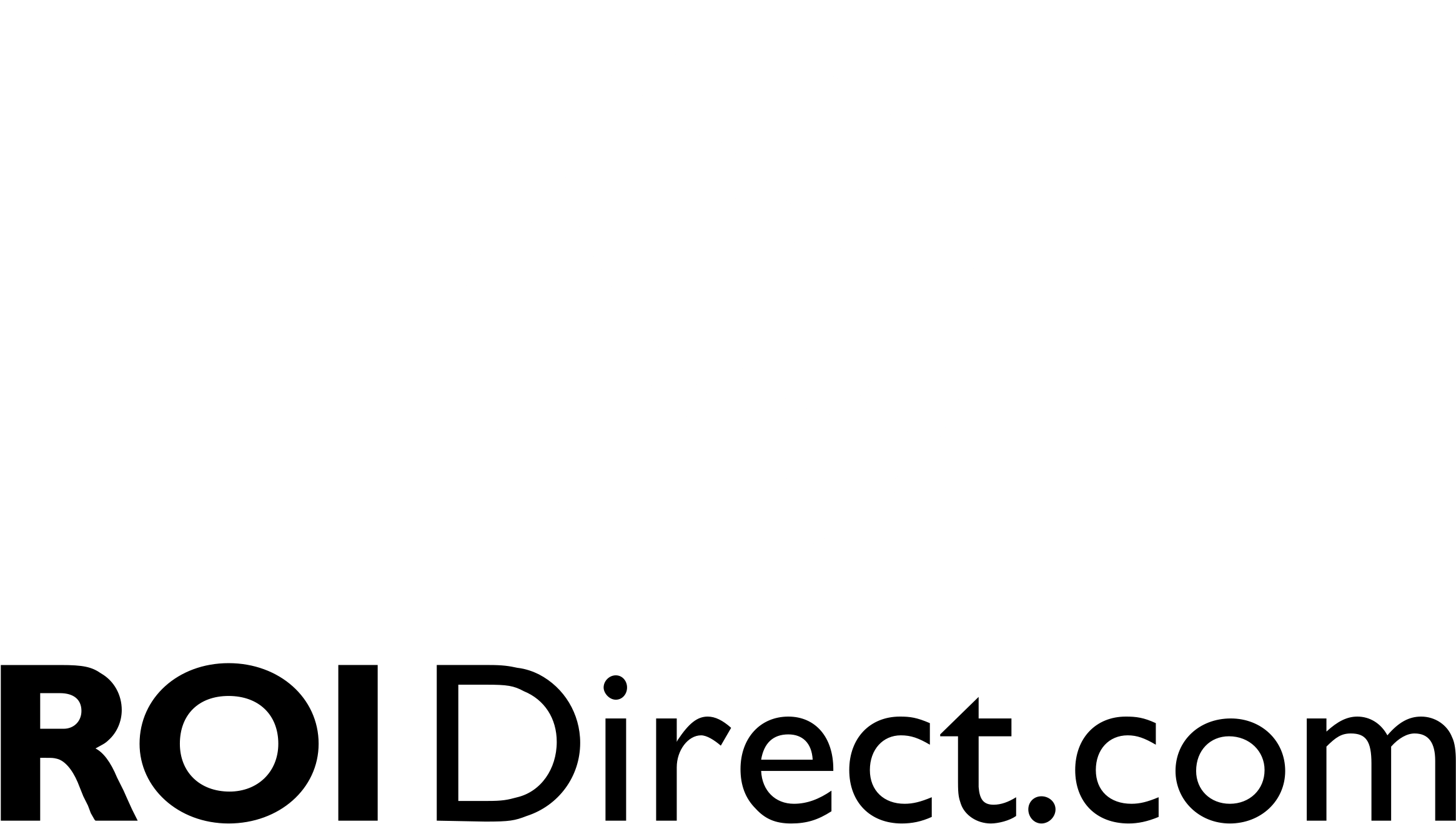 Roi Direct Logo Black And White - Convergence Labs (2400x2400), Png Download