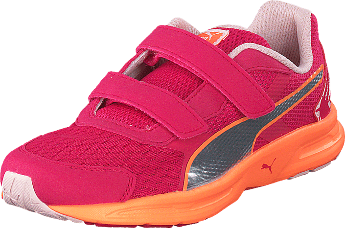 Descendant V3 V Kids Rose Red-puma Silver - Sneakers (705x466), Png Download