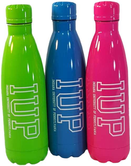 Water Bottle, Neon, Iup Block & Full Name - Water Bottle (518x635), Png Download