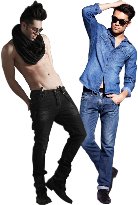 Jeans Suppliers In India - Poses For Photoshoot For Boys (542x777), Png Download