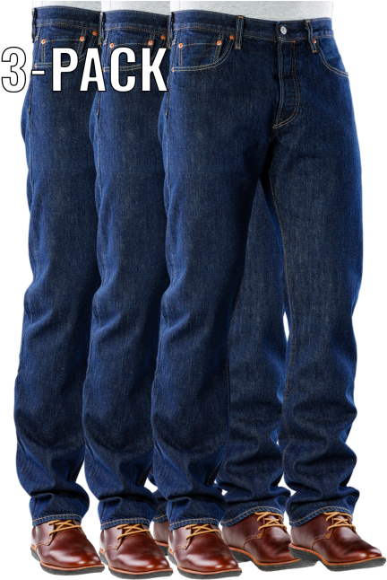 S 501 Jeans Onewash 3-pack - Pocket (490x653), Png Download