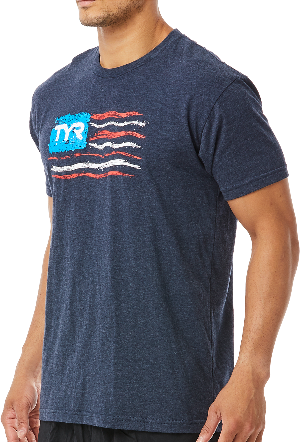 Tyr Men's “let Freedom Swim” Graphic Tee - Man (1200x1484), Png Download