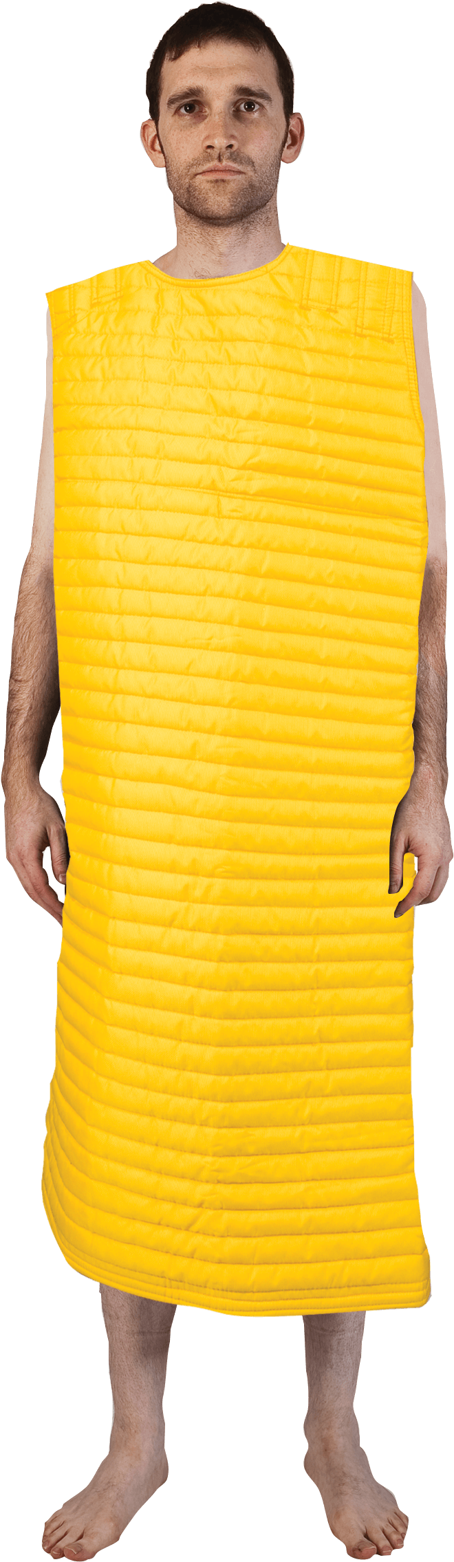Gold Self Protection Smock - Suicide Smock Png (856x2400), Png Download