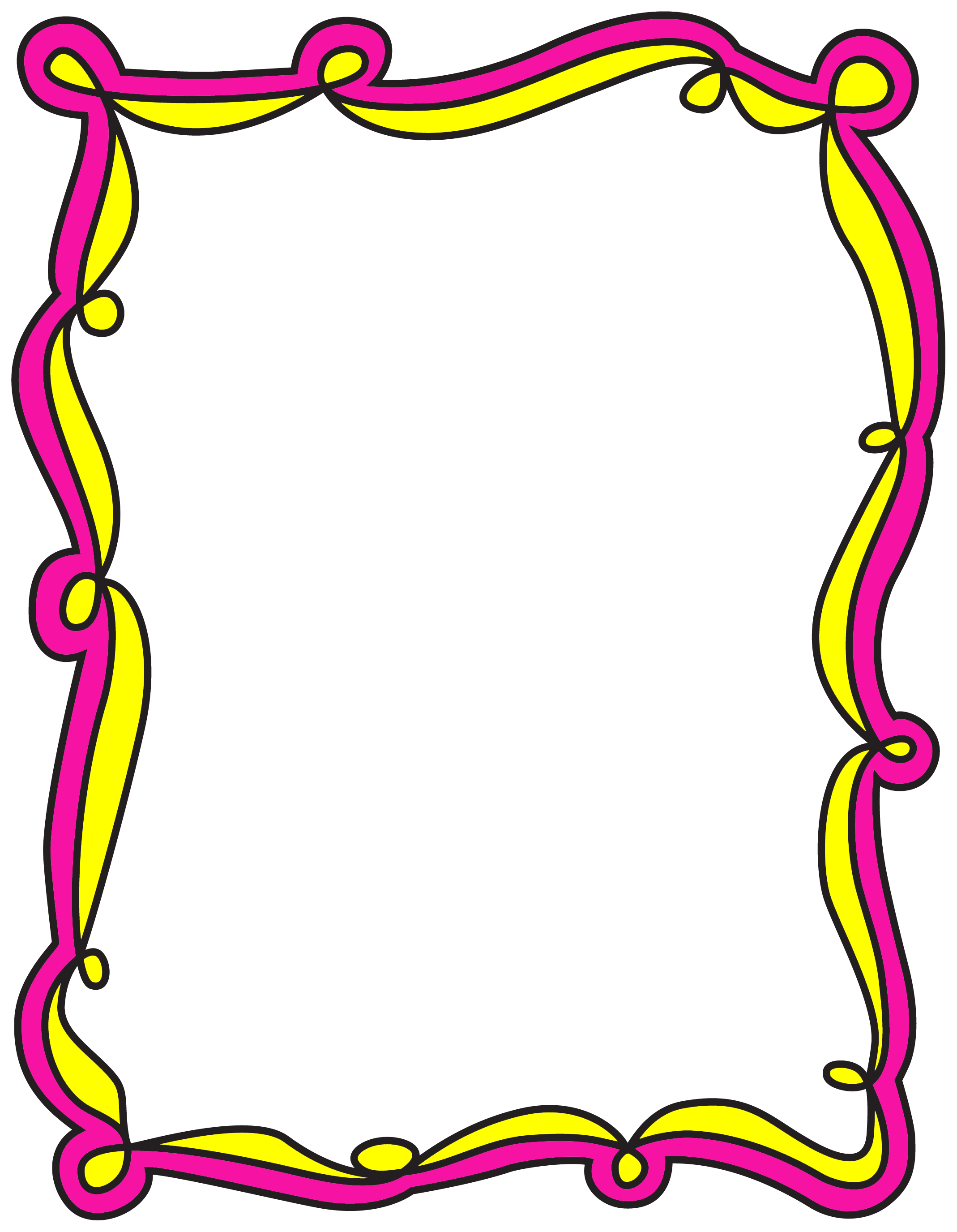 Attendance Clipart Border - Preschool Border Clip Art (2138x2751), Png Download
