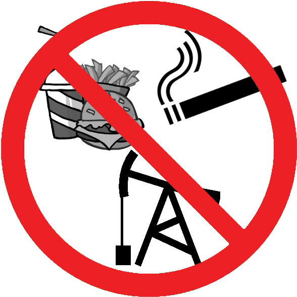 Money From Smokers, Polluters And Junk Food How Not - Fast Food (588x588), Png Download