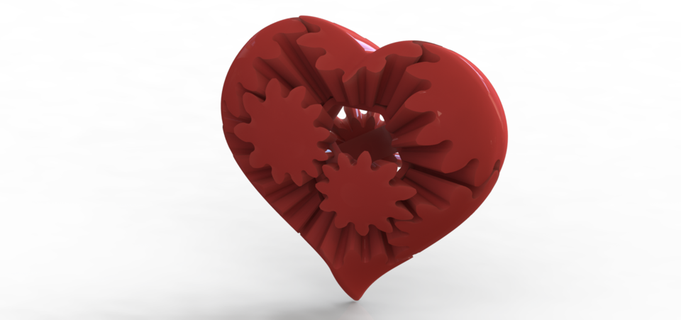 Load In 3d Viewer Uploaded By Anonymous - Heart (960x451), Png Download