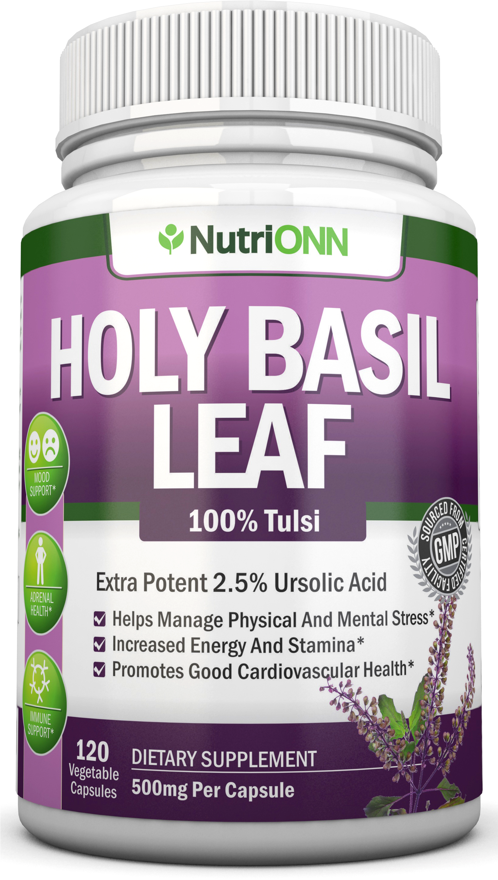 Holy Basil - Black Currant Oil (1640x2953), Png Download