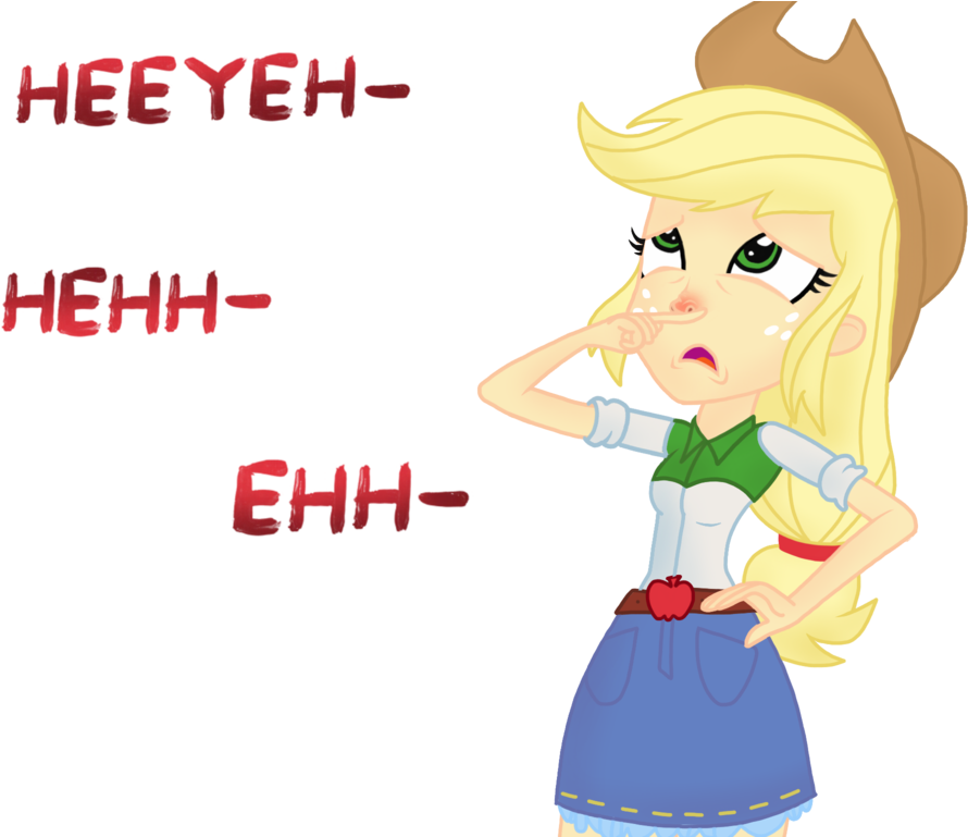 Proponypal, Cold, Equestria Girls, Finger Under Nose, - Equestria Girls Rainbow Dash Sick (890x769), Png Download