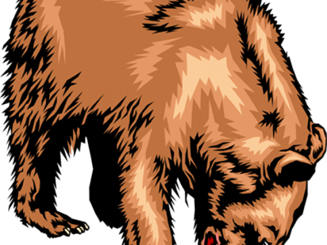 Claws Clipart Wolverine - Clipart Brown Bear Fish (640x480), Png Download