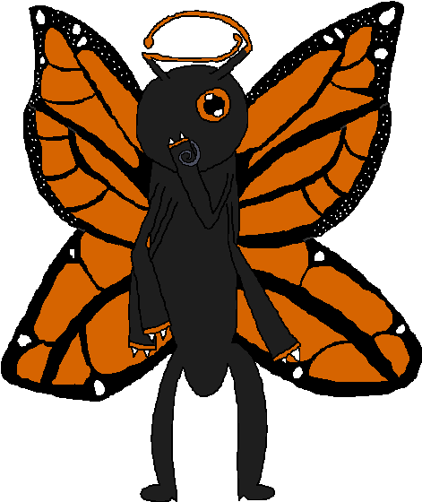 My Monarch Butterfly Submission - Illustration (540x720), Png Download