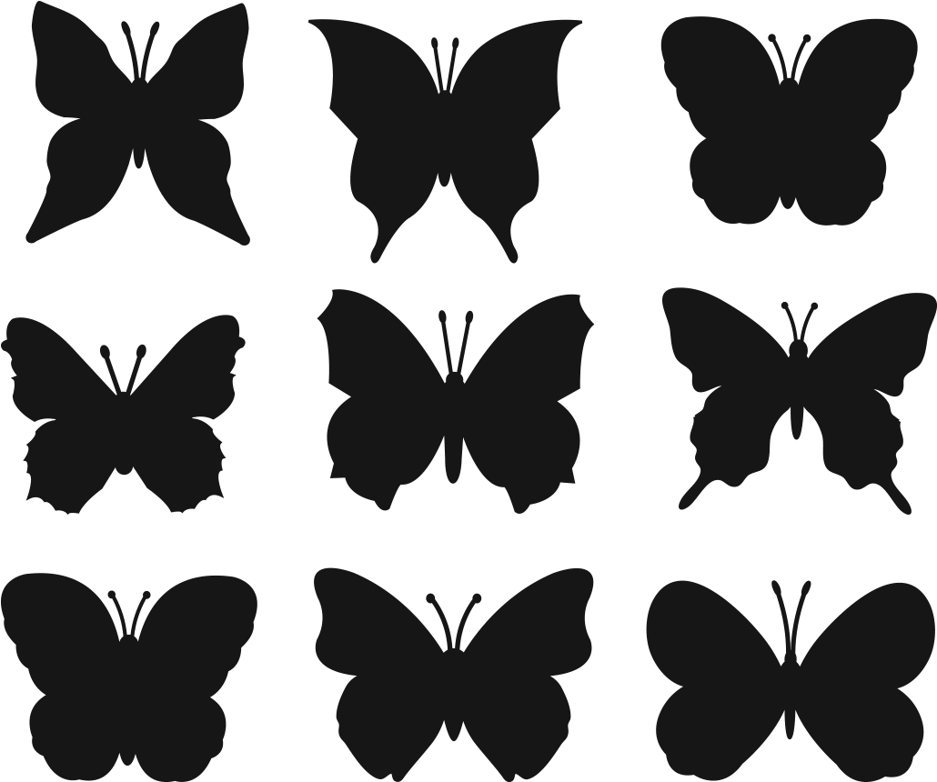 Sticker Auto Lots De Papillons Ambiance Sticker Ani06 - Pilodeudorix Deritas (1200x1200), Png Download