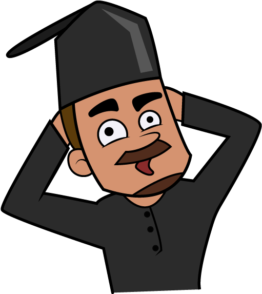 Muslimman - Cartoon (618x618), Png Download