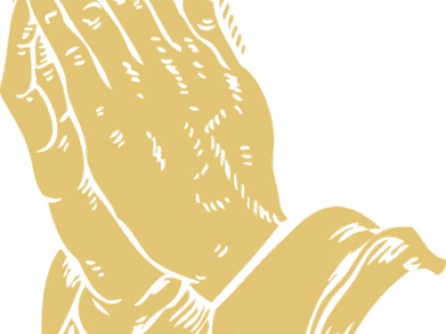 Praying Hands Vector Png (640x480), Png Download