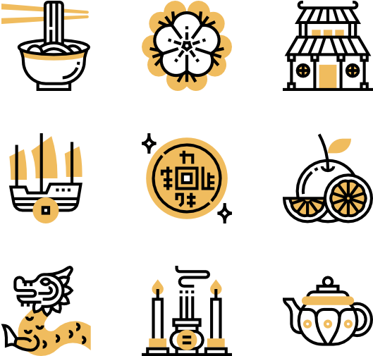 Chinese New Year - English Symbol Png (600x564), Png Download