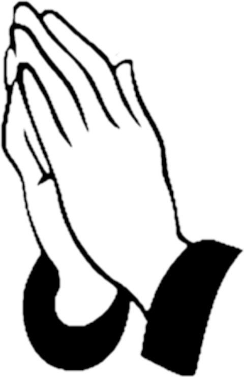 Praying Hands Clipart (480x743), Png Download