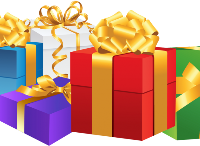 Birthday Present Clipart Prize Presentation - Christmas Gifts Clipart (640x480), Png Download