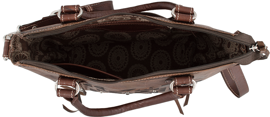 American West Mystic Shadow Convertible Zip Top Tote (870x1280), Png Download