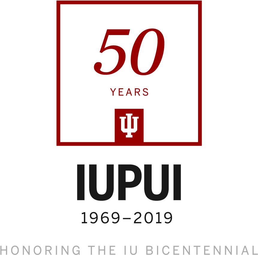 Iupui Anniversary Mark Web (1401x1334), Png Download