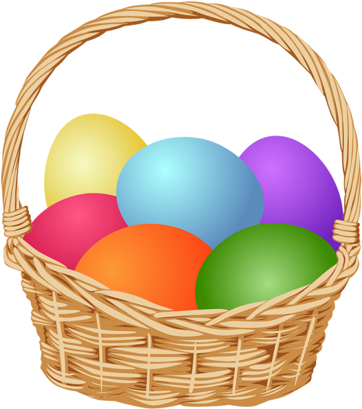 Png Transparent Easter Basket Clipart Free (532x600), Png Download