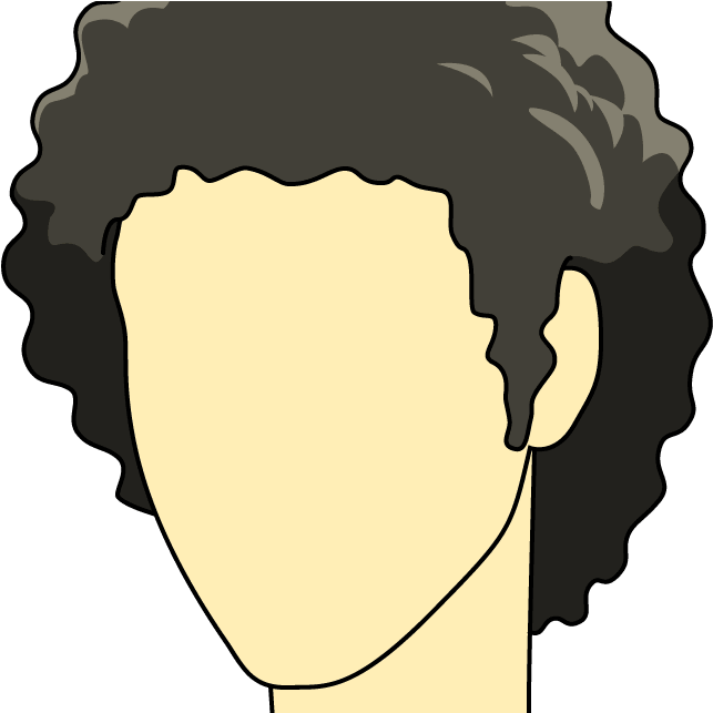 How To Draw Male Hairstyle (1000x642), Png Download