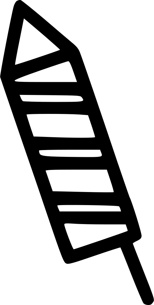 Christmas Decoration Light Rocket Fireworks Comments (496x980), Png Download