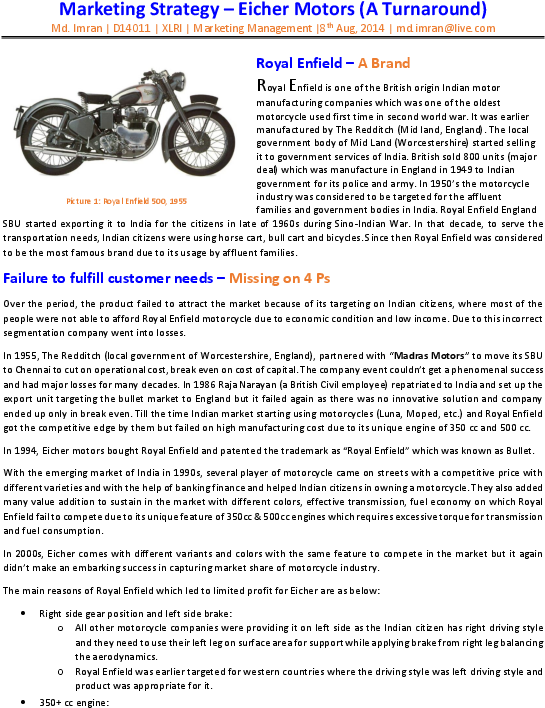 Pdf - Royal Enfield 500 Twin (612x792), Png Download