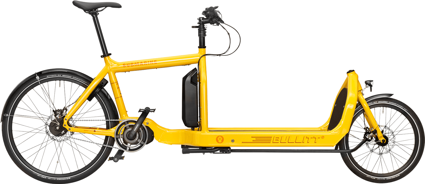 Bike Bullitt Submarine2 - Bullitt Cargo (1700x750), Png Download