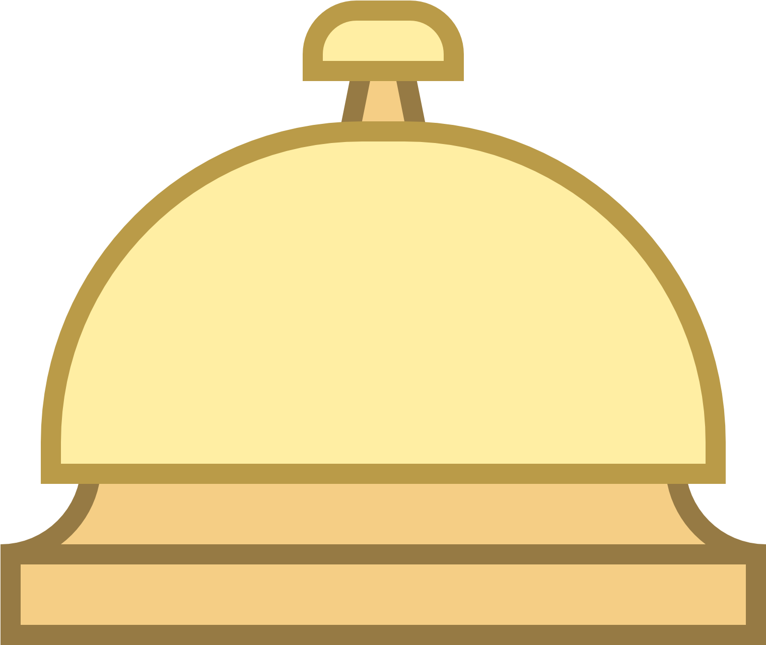 Service Bell Icon - Illustration (1600x1600), Png Download