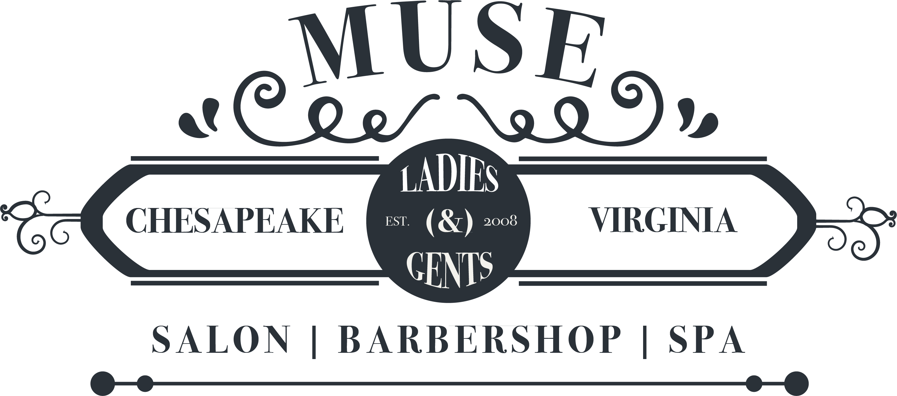 Barbershop - Calligraphy (3010x1329), Png Download