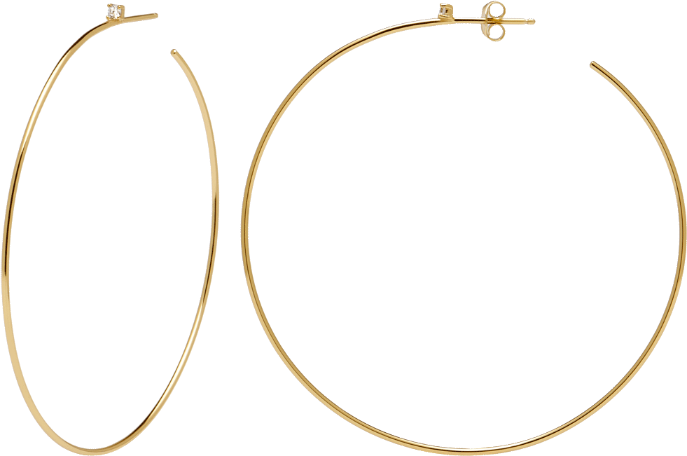 Earring Serena Gold - Earrings (1000x1000), Png Download