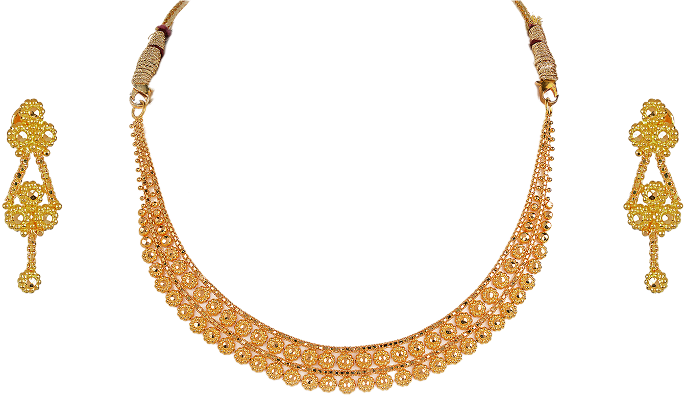 Gorgeous Gold In Classy Design - Latest Gold Necklace Design (1500x788), Png Download