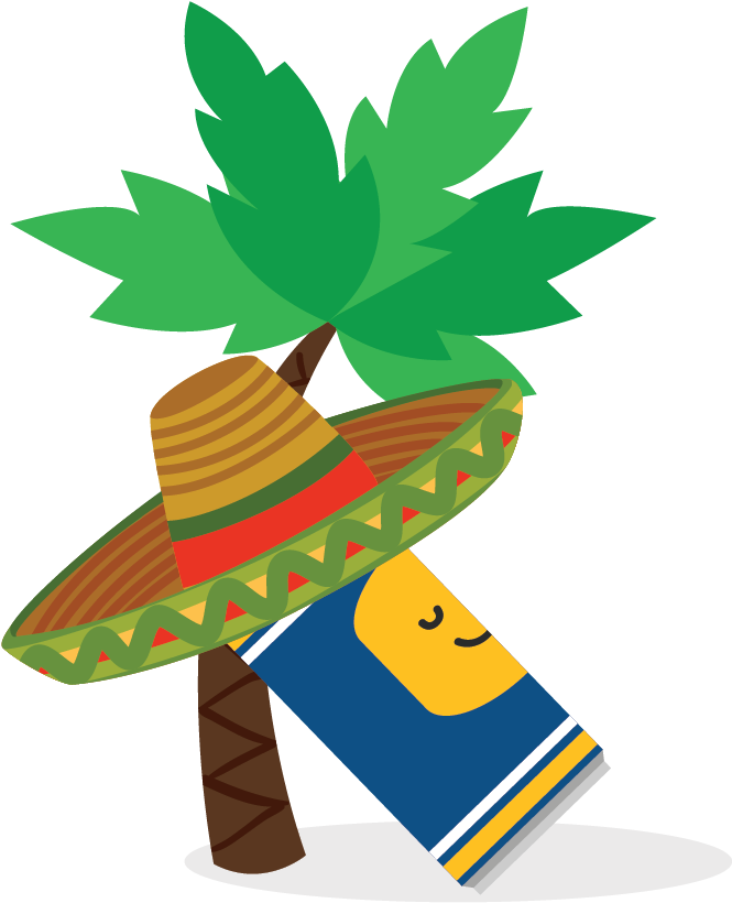 Coconut Tree Clipart Isalnd - Beach (665x820), Png Download